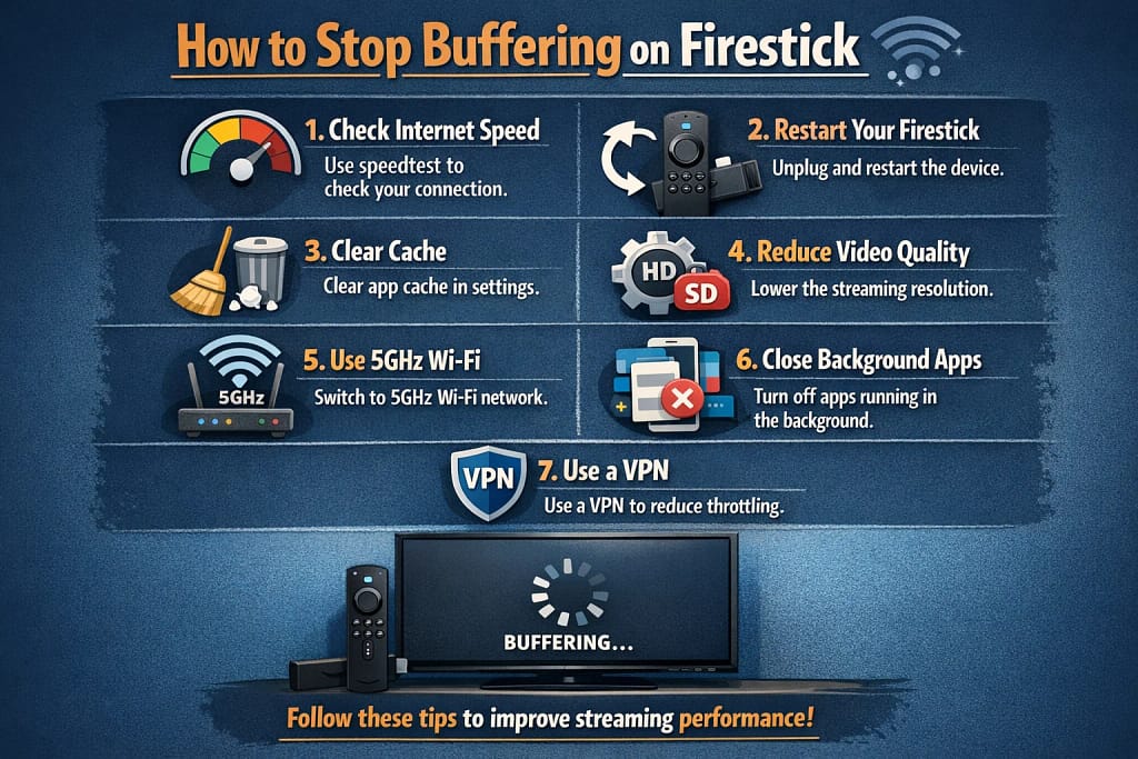 Fix Firestick Buffering UK