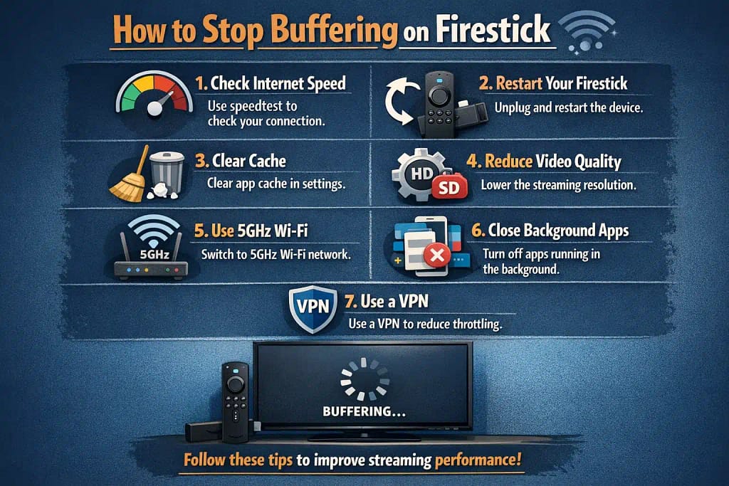 How to Stop Buffering on Firestick (UK 2026 Fix Guide)
